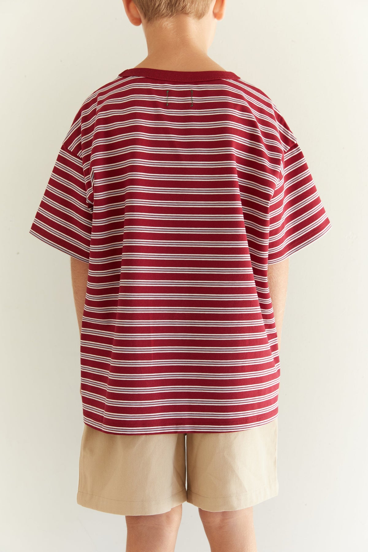 Zion Tee- Cherry Stripe