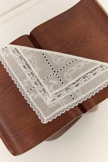 Lace Headscarf - Blanc 