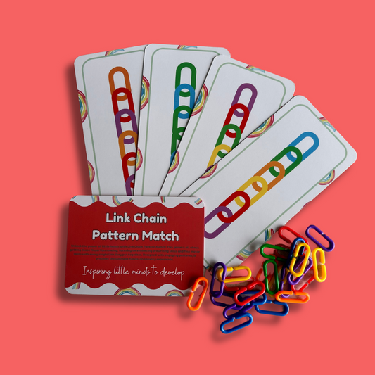 Toddler Busy Bag - Link Chains Pattern Match