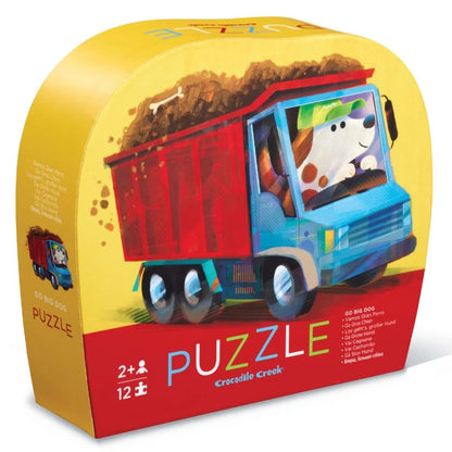Mini Puzzle 12 pc  - Go Big Dog