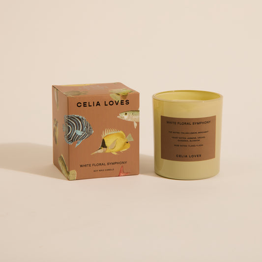 Celia Loves Field Notes Collection - White Floral Symphony