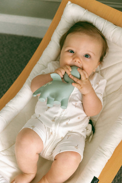 Diplo the Dino-Dragon Natural Rubber Teether: Sage