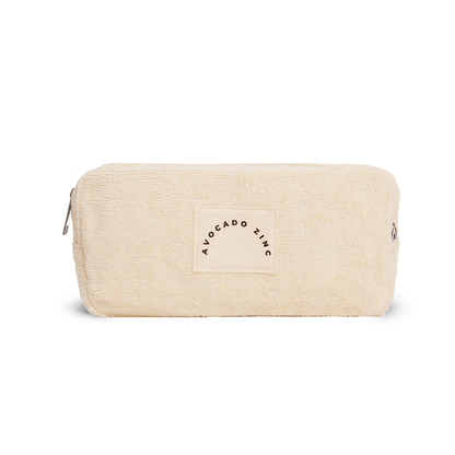 Terry Towelling Pouch: Latte