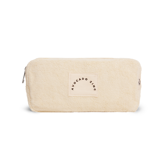 Terry Towelling Pouch: Latte