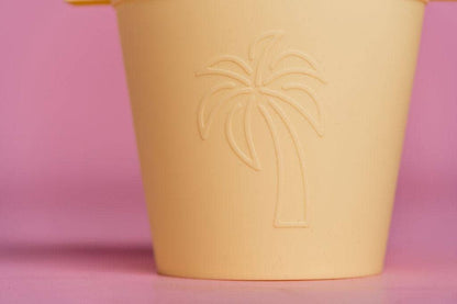 Kids Silicone Beach Bucket / Pail - Palm Beach: Blue