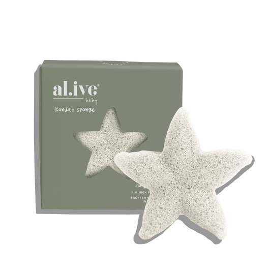 Al.ive Body Baby Konjac Sponge - White
