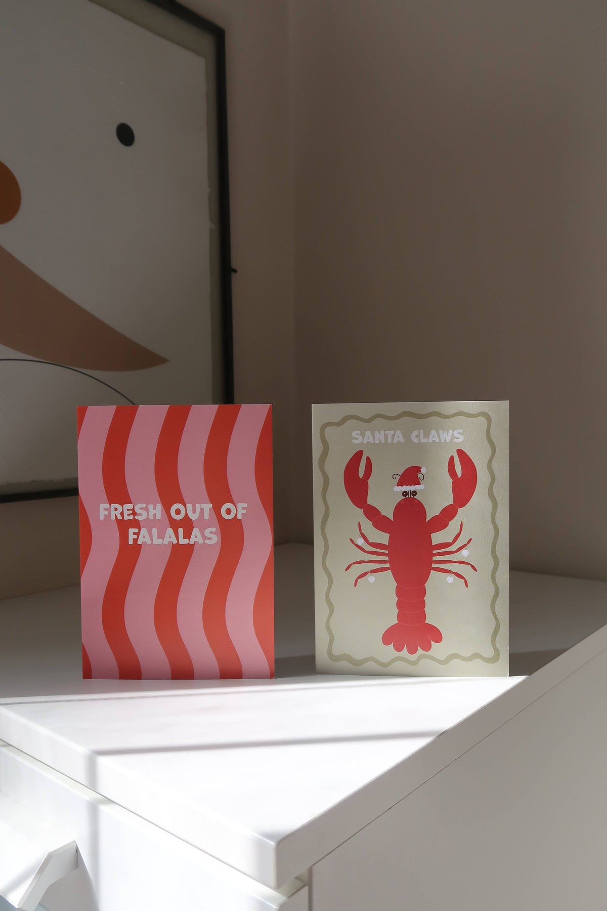 Santa Claws | Christmas Card | Holiday Card | Lobster Trend