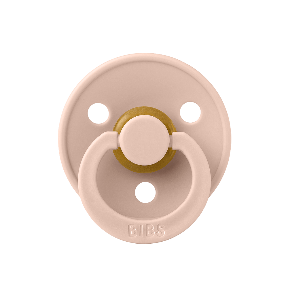 BIBS Round Pacifier - Blush