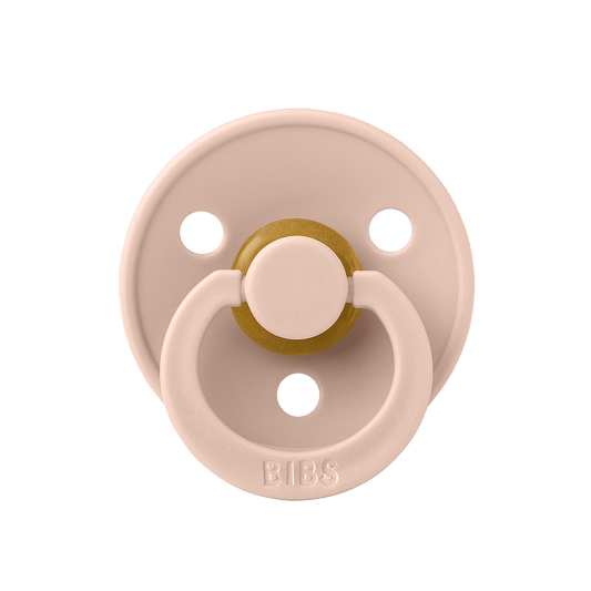 BIBS Round Pacifier - Blush