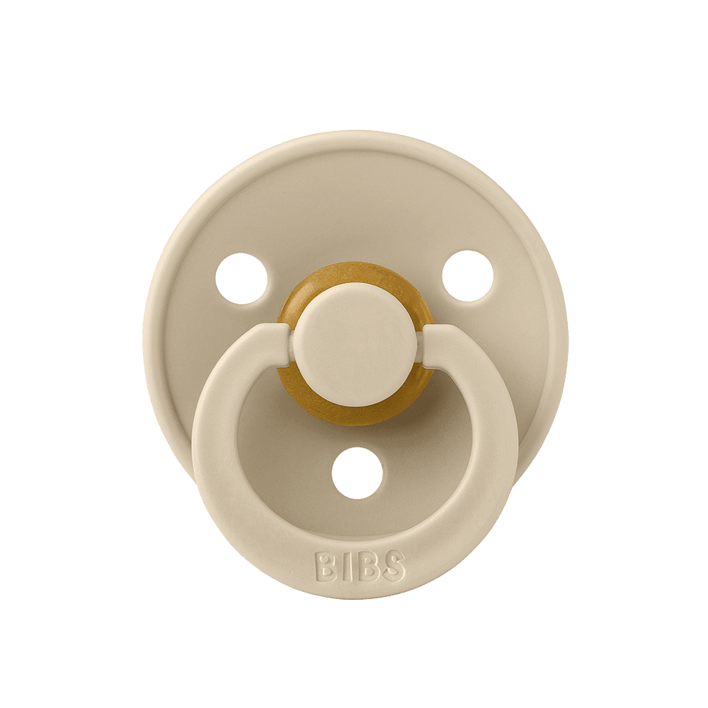 BIBS Round Pacifier - Vanilla