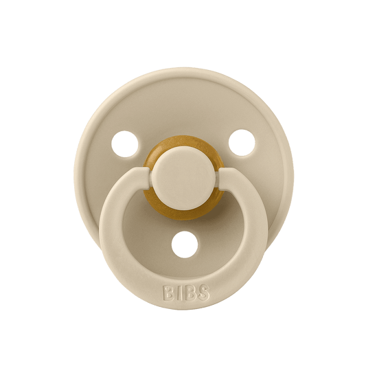 BIBS Round Pacifier - Vanilla
