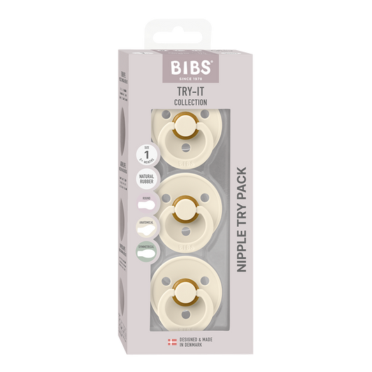 BIBS Try-it Colour 3 pack - Ivory
