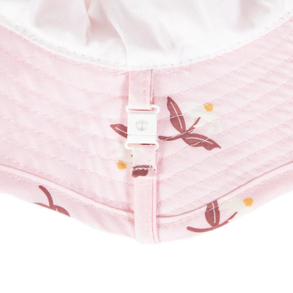 Blush Daisy Wide Brim Infant Hat