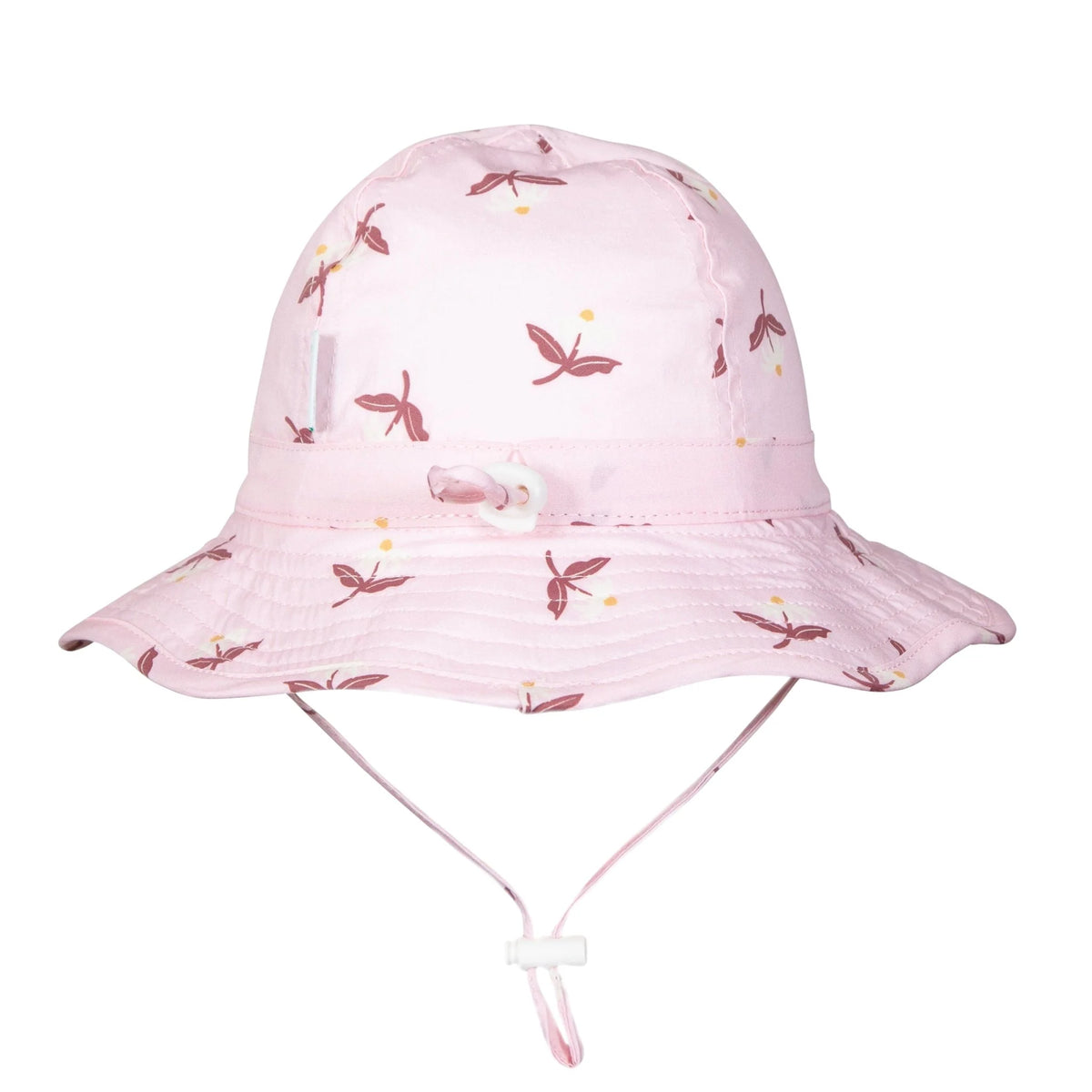 Blush Daisy Wide Brim Infant Hat