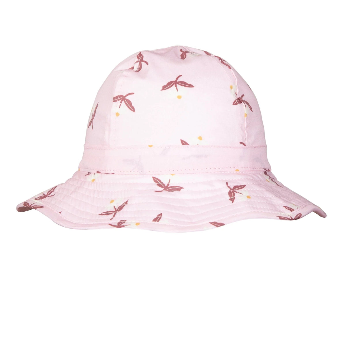 Blush Daisy Wide Brim Infant Hat