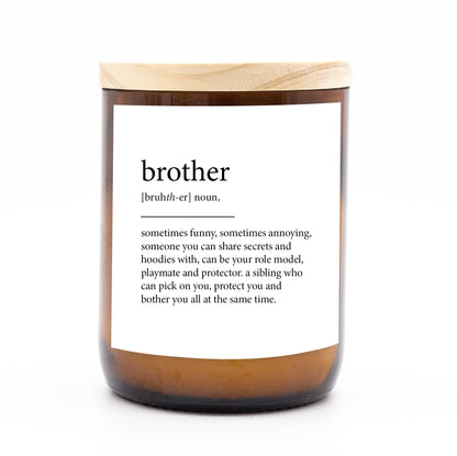 Brother ~ Dictionary Meaning Candle