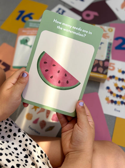 Illustrated Number Flashcards - Kids Toys Learning Education