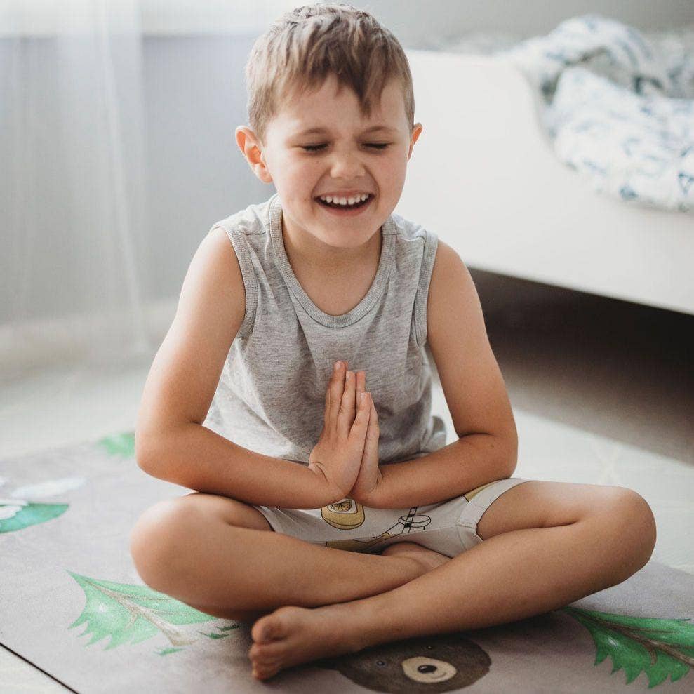 Printed Kids Yoga Mats: Enchanted Print