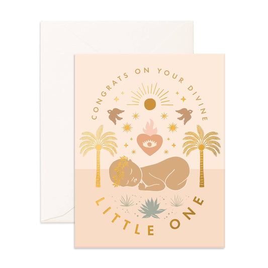 Divine Little One Greeting Card