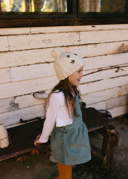 Daisy Beanie - Cream