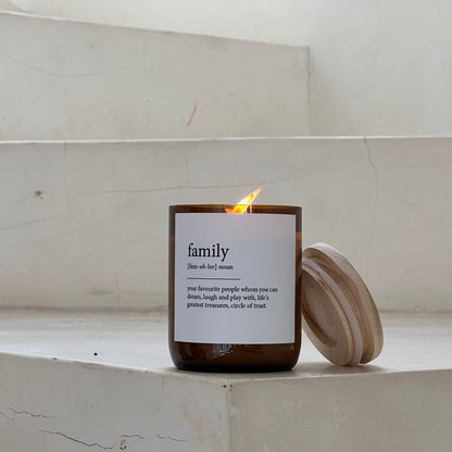 Family ~ Dictionary Meaning Candle