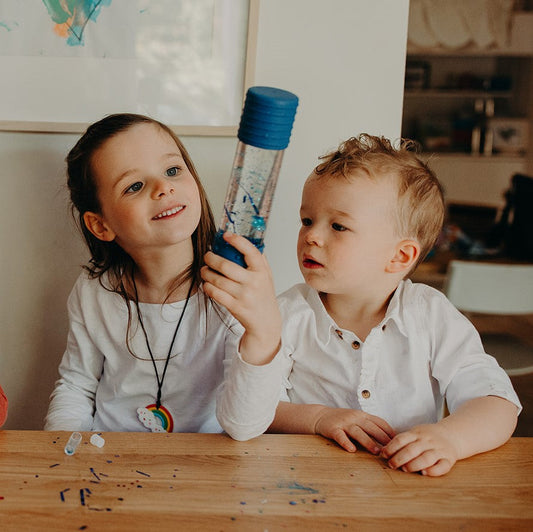 DIY Calm Down Bottle - Glow in the Dark