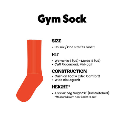 Trophy Husband Gym Crew Socks