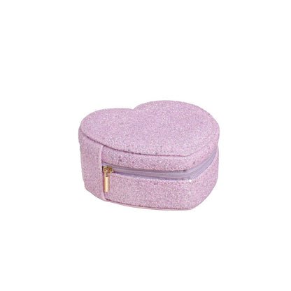 Enchanted Glitter Heart Jewellery Box