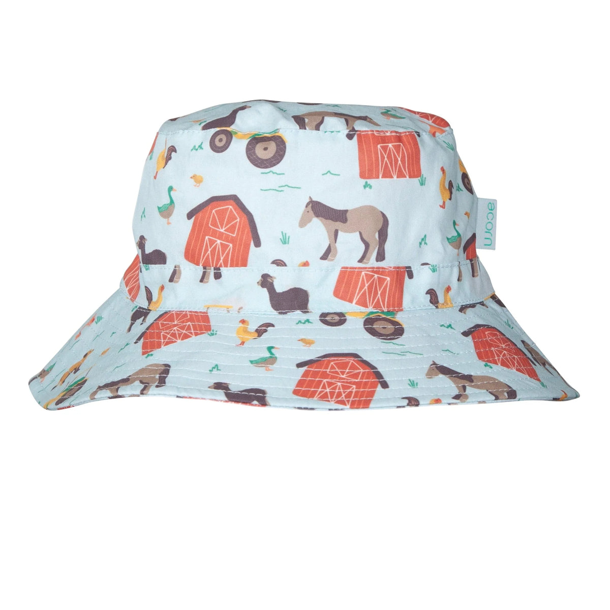 Farmyard Wide Brim Bucket Hat