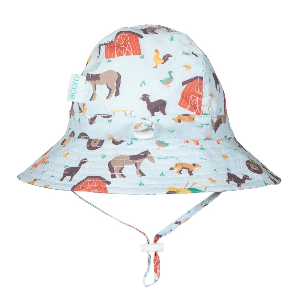 Farmyard Wide Brim Infant Hat