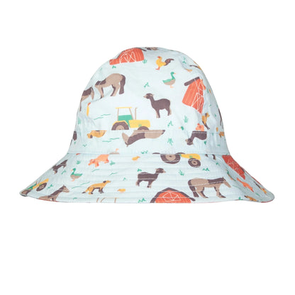 Farmyard Wide Brim Infant Hat