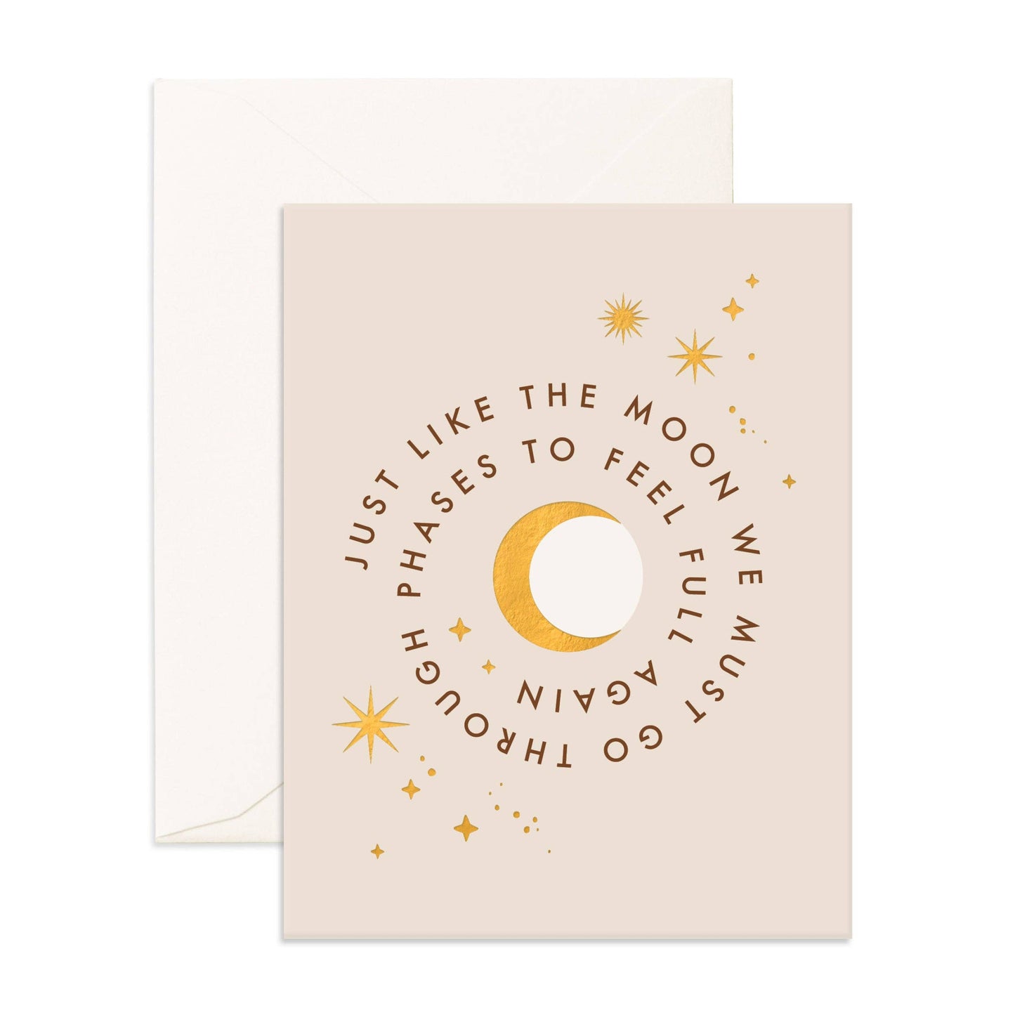 Moon Phases Greeting Card