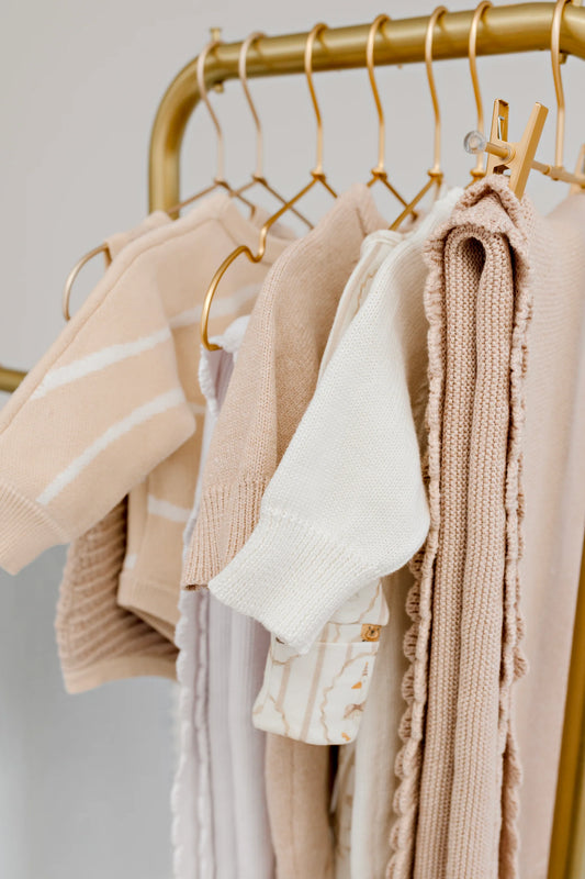 Heritage Knit Blanket | Biscotti