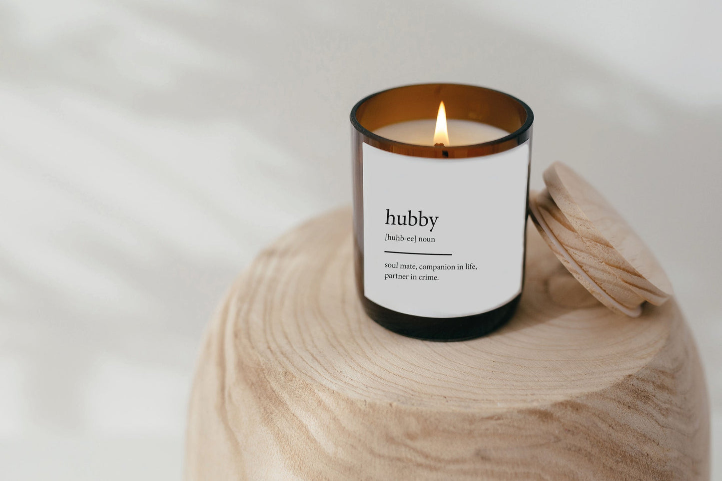 Hubby ~ Dictionary Meaning Candle