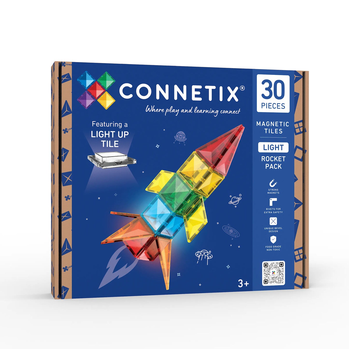 Connetix Light Rocket Pack 30pc