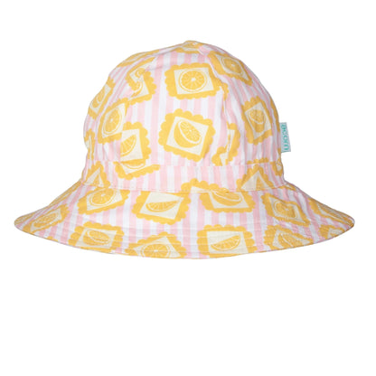Lemonade Stripe Wide Brim Sunhat