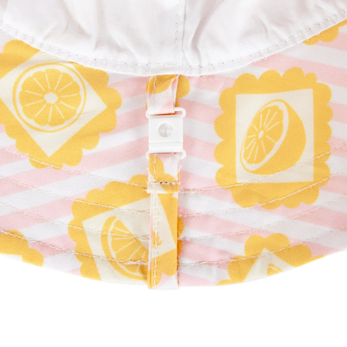 Lemonade Stripe Wide Brim Sunhat