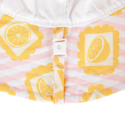 Lemonade Stripe Wide Brim Sunhat
