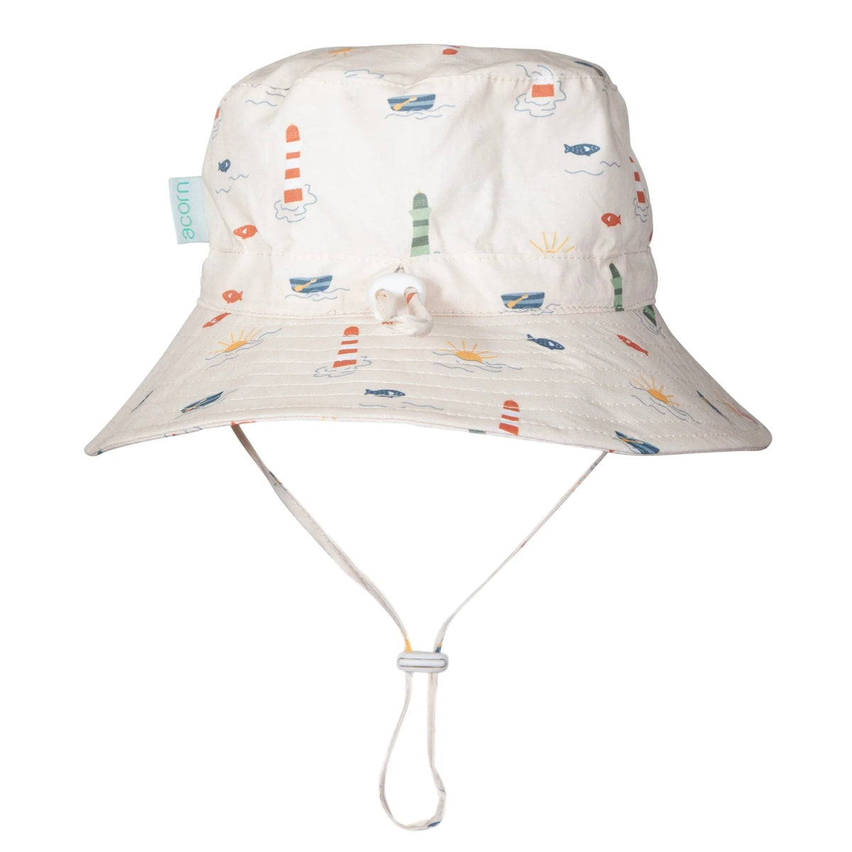 Lighthouse Wide Brim Bucket Hat