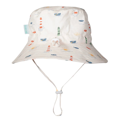 Lighthouse Wide Brim Bucket Hat