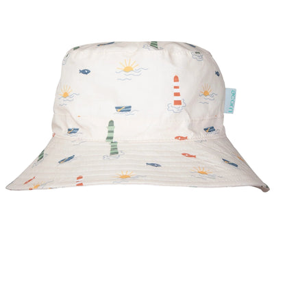 Lighthouse Wide Brim Bucket Hat