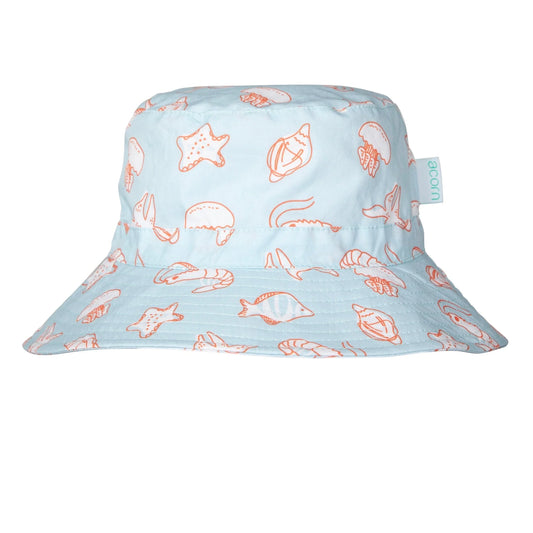 Marine Friends Wide Brim Bucket Hat
