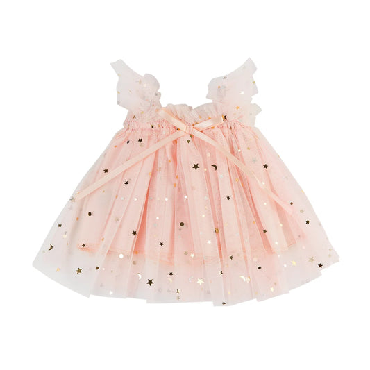 Tulle Ballet Doll Dress fits 34-38cm Dolls - Peach