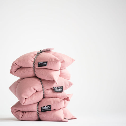 Organic Lavender & Jasmine Heat Pillow (Dusty Rose)