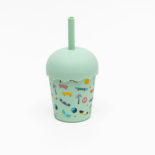 Skate Aqua Mini Smoothie Cup & Straw 200ml