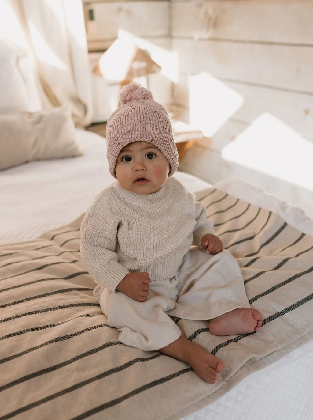 Stargaze Beanie - Pink Speckle