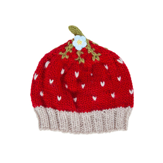 Strawberry Beanie - Red