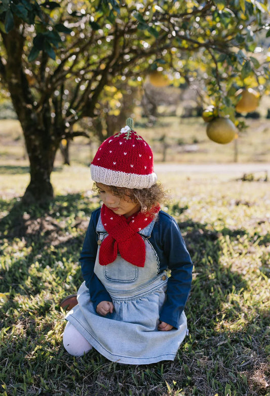 Strawberry Beanie - Red