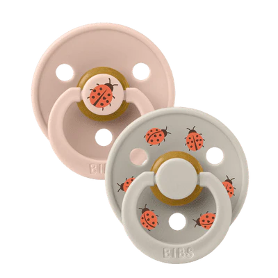 BIBS Pacifier Studio Colour - Ladybug Blush Mix