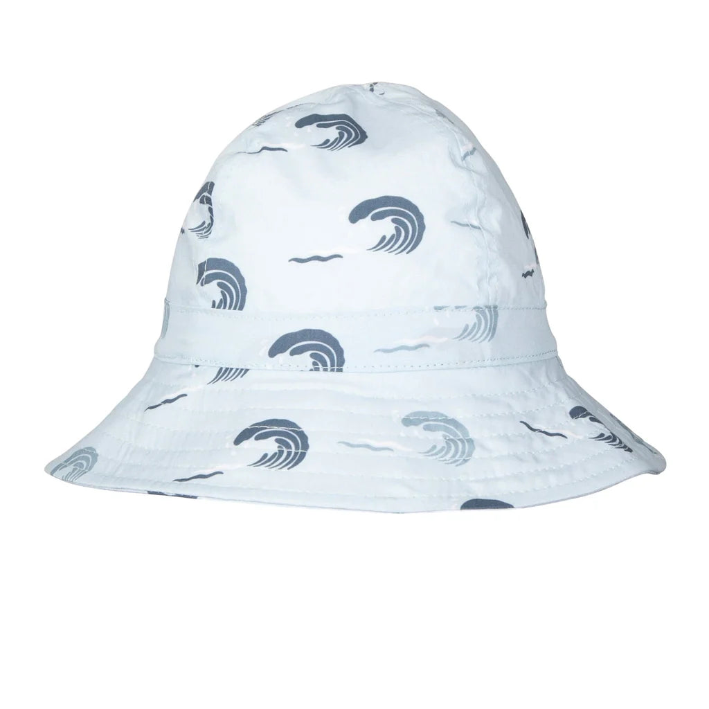 Wave Curl Wide Brim Infant Hat